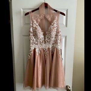 PromGirl Lace Homecoming Dress